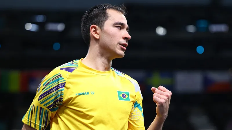 Vitória de Calderano leva Brasil às quartas no tênis de mesa