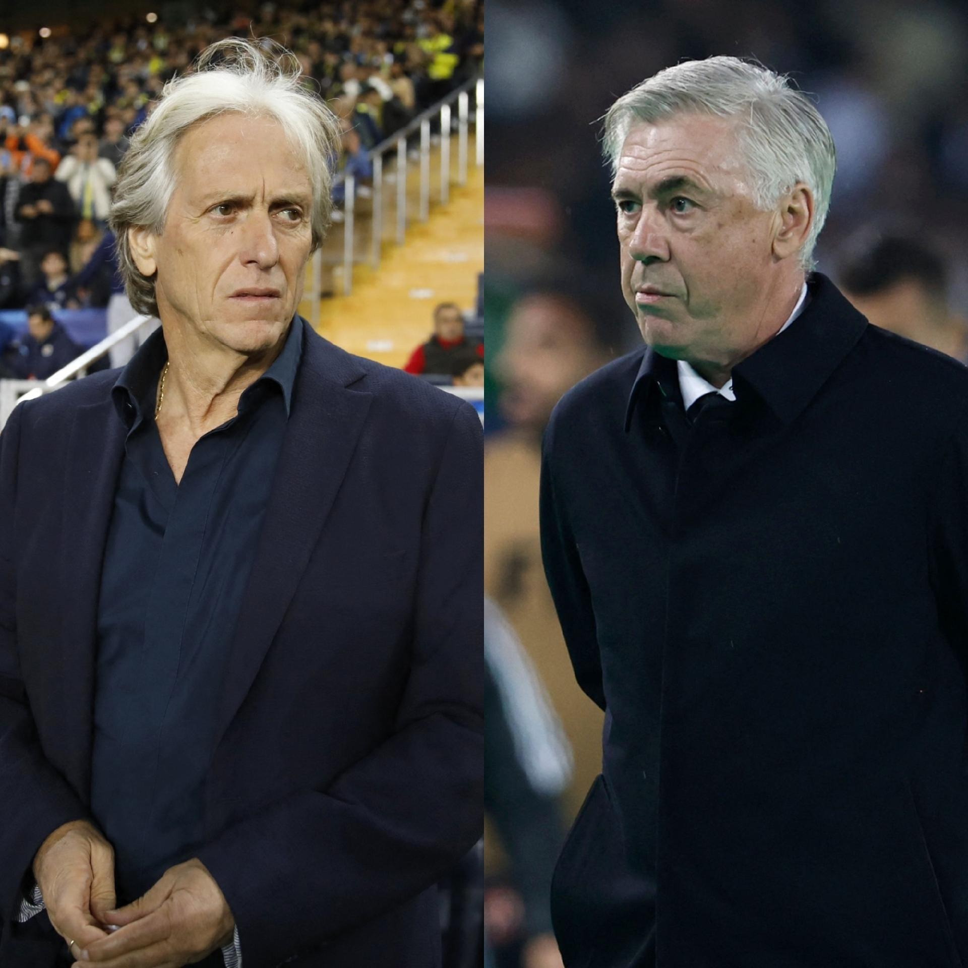 Os prós e contras de Carlo Ancelotti e Jorge Jesus, principais cotados a substituir Dorival na seleção brasileira