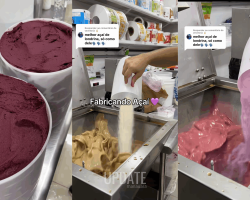 Empresária mostra como é feito o “açaí” em Londrina surpreende nortistas