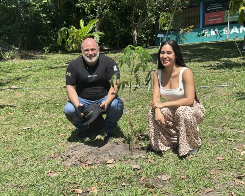 Isabelle Nogueira planta mais de 750 árvores nativas em área de desmatamento na Amazônia